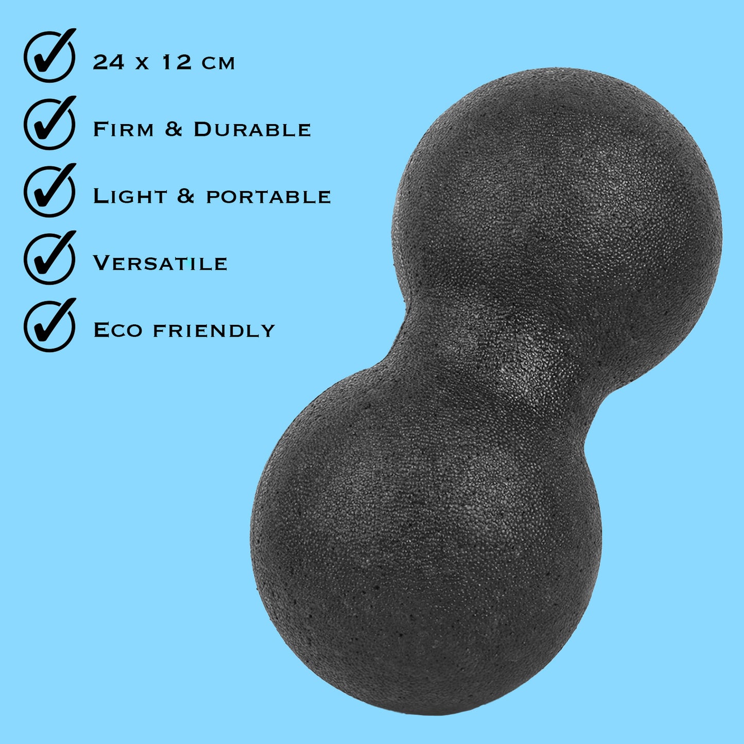 Double ball back roller