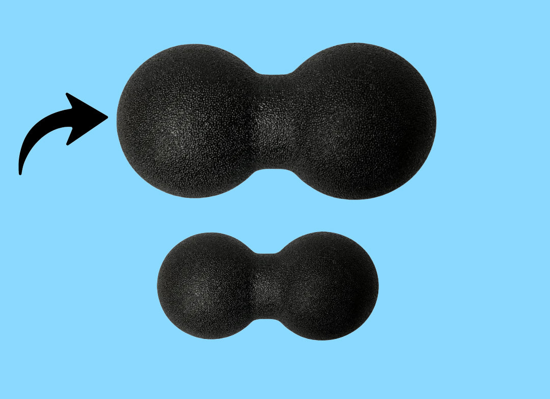 Double ball back roller