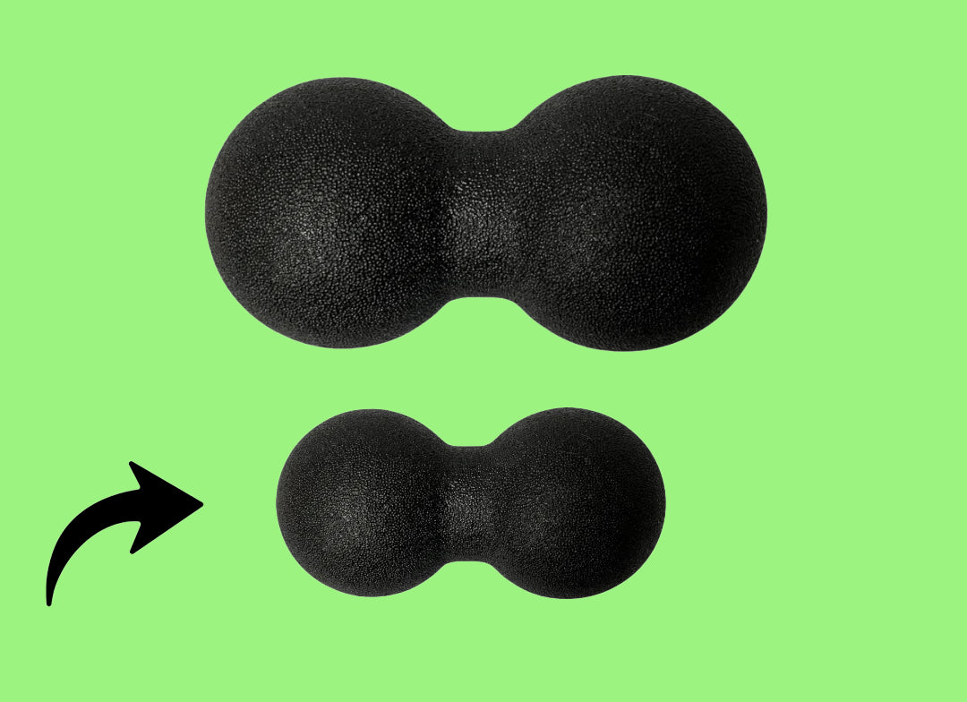 Double ball back roller