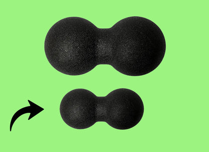Double ball back roller